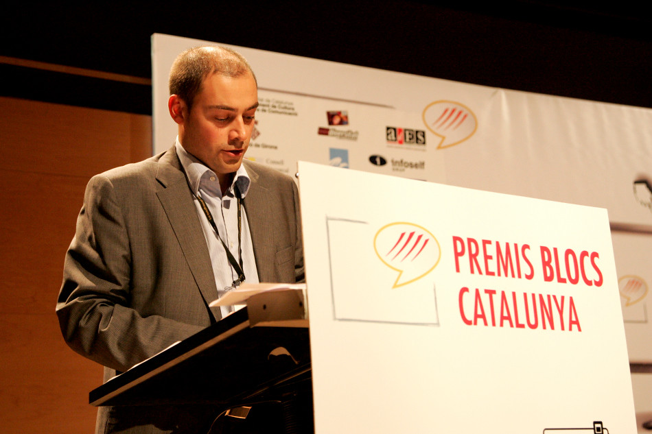 Discurs d’agraïment pel guardó com a pioner en els primers Premis Blocs Catalunya