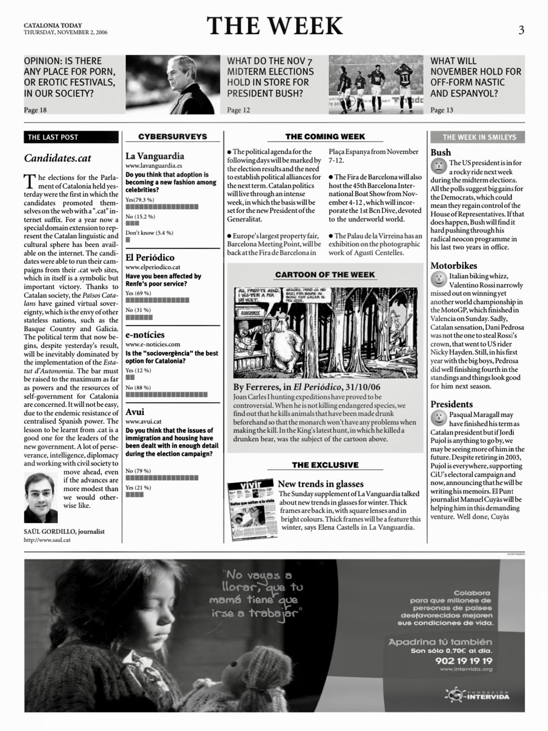 Catalonia Today, November 2, 2006 | Candidates.cat