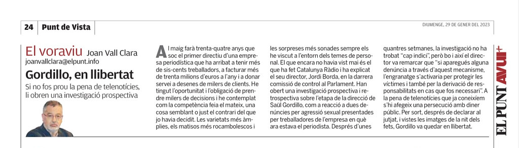 Articles del cas de la Sala Apolo