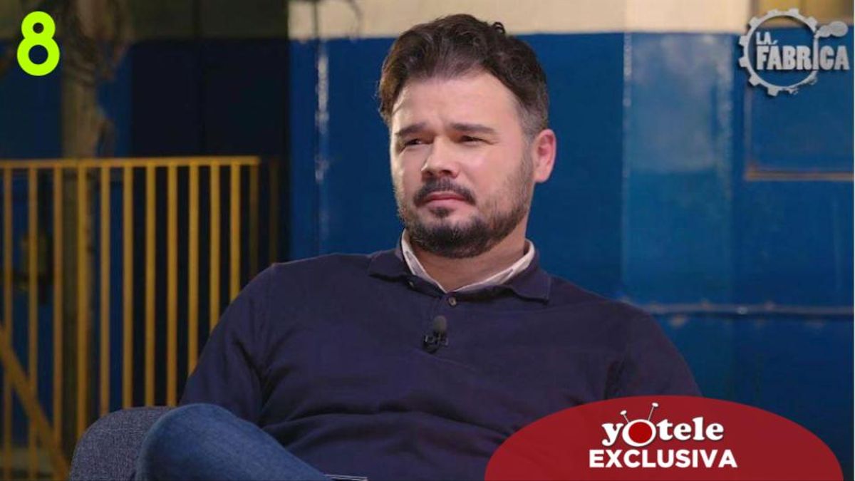 Rufián a 8tv: tsunami mediàtic i fredor de peus