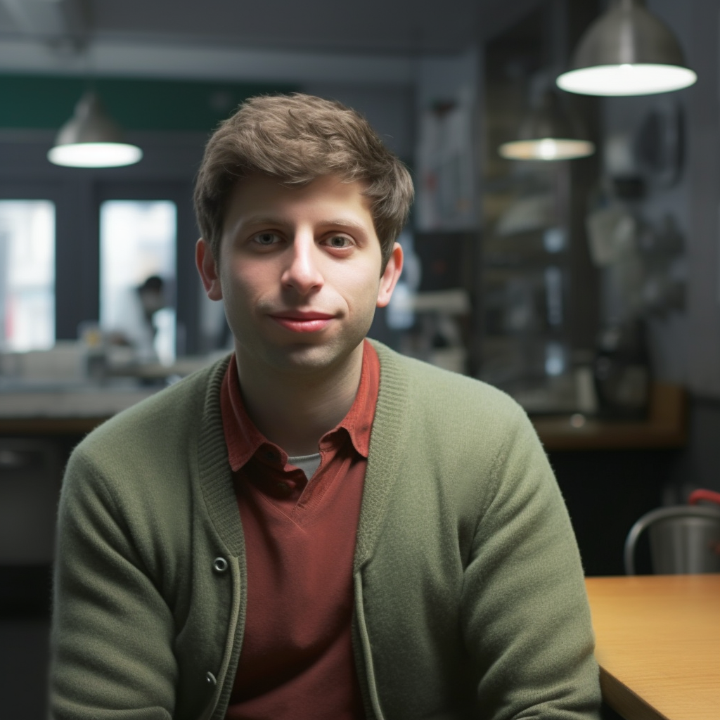 Objectiu: il·lustrar amb Midjourney l’‘entrevista impossible’ de Sam Altman i Alan Turing
