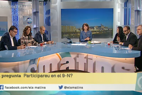 TV3. Els matins. Tertúlia amb Isabel Vallet, Joan Cal, Joan López Alegre, Màrius Garcia Andrade, Marta Alós i Saül Gordillo (Part 1)