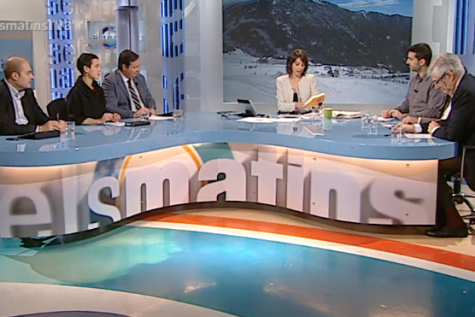 TV3. Els matins. Tertúlia amb Vicenç Villatoro, Rafael de Ribot, Juan José López Burniol, Sara Moreno, Roger Tugues i Saül Gordillo (Part 3)