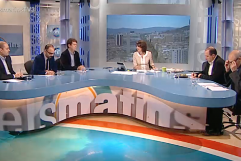 TV3. Els matins. Tertúlia amb Vicent Sanchis, Montserrat Guibernau, Miquel Porta Perales, Màrius Garcia, Francesc-Marc Álvaro i Saül Gordillo (Part 1)