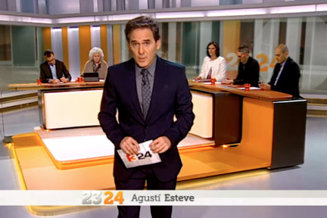 TV3. 2324. Tertúlia amb Teresa Freixes, Oriol Bartomeus, Esperanza García, Agustí Colomines i Saül Gordillo