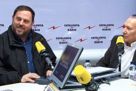 Catalunya Ràdio. El matí de Catalunya Ràdio. Entrevista a Oriol Junqueras i Justo Molinero pel llibre \'Revoltats\'