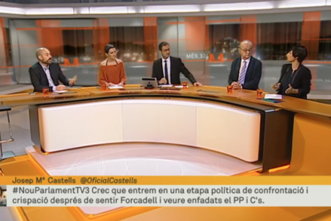 TV3. Més 324. Lluís Corominas, José María Espejo-Saavedra, Manuel Cuyàs, Bel Olid, Saül Gordillo i Lola García 