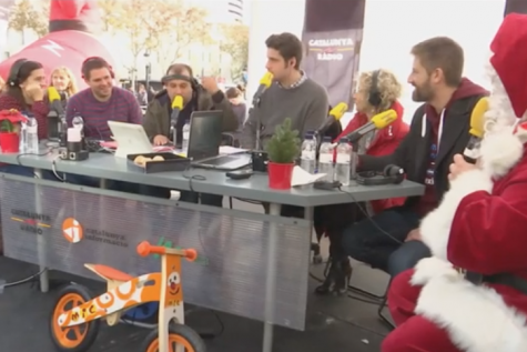 TV3. Telenotícies migdia. El Tió Solidari de Catalunya Ràdio torna al carrer per Nadal