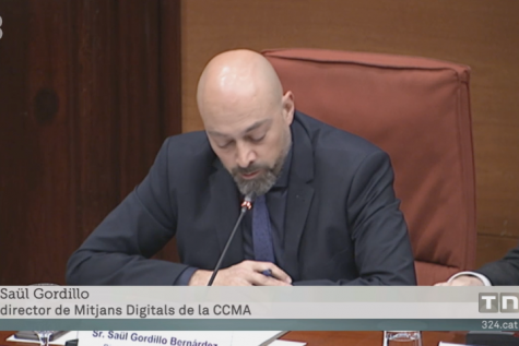 TV3. Telenotícies vespre. Gordillo, sobre la cobertura del judici del procés: \"Partim del mòbil com a principal entorn de consum informatiu\"