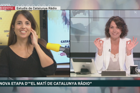 TV3. Els matins. Saludem Laura Rosel en el seu primer \"El matí de Catalunya Ràdio\"