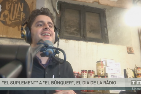 TV3. Telenotícies vespre. \"El suplement\" es fa dins \"El búnquer\" per celebrar el Dia de la Ràdio