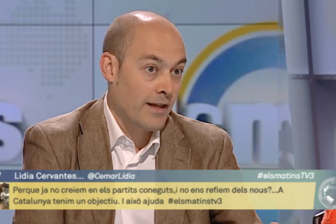 TV3. Els matins. Vicent Sanchis, Joan Majó, Saül Gordillo, Esperanza García i Francesc-Marc Álvaro (Part 1)