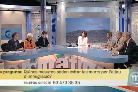 TV3. Els matins. Francesc-Marc Àlvaro, Vicent Sanchis, Saül Gordillo, Joan Maria Clavaguera i Núria Ribó (Part 1)