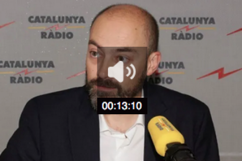 Catalunya Ràdio. El matí de Catalunya Ràdio. Saül Gordillo: \"A treballar des del servei públic per aconseguir el màxim de públic\"