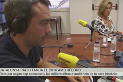 TV3. 324. Catalunya Ràdio tanca el 2018 amb les millors xifres de la seva història