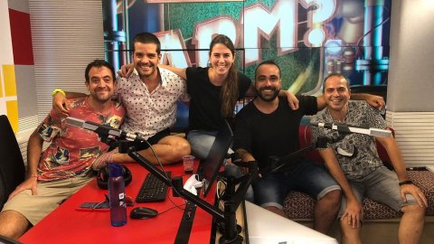 Últim programa APM? de Catalunya Ràdio. Comiat de Xavi Cazorla, Ernest Codina, Candela Figueras i Joel Díaz. Barcelona. 16 de juliol de 2021