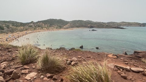 Menorca. Platja de Cavalleria. Agost de 2021