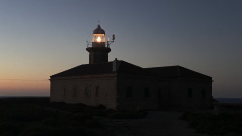Menorca. Ciutadella. Punta Nati. Far. Agost de 2021