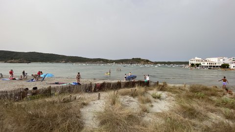 Menorca. Parc Natural de s'Albufera des Grau. Platja Es Grau. Agost de 2021
