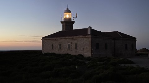 Menorca. Ciutadella. Punta Nati. Far. Agost de 2021