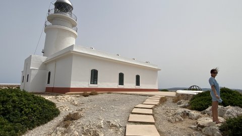 Menorca. Cap de Cavalleria. Far de Cavalleria. Agost de 2021