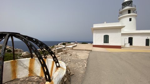 Menorca. Cap de Cavalleria. Far de Cavalleria. Agost de 2021