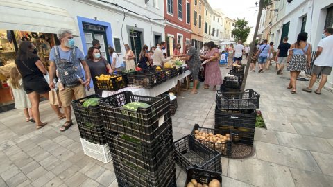 Menorca. Es Mercadal. Mercat de dijous. Agost de 2021