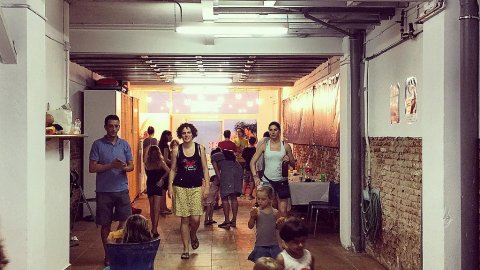 Les Santes. Anem a tancar. Mataró. Mòbil. Juliol de 2015