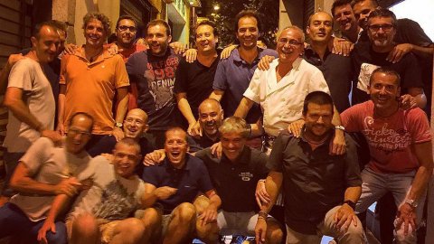 Les Santes. Sopar del moro. Carrer Sant Cristòfor. Mataró. Mòbil. Juliol de 2015