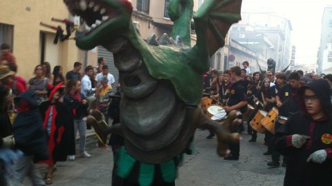 Les Santes 2014. Anem a tancar. Foto amb el mòbil. Juliol del 2014