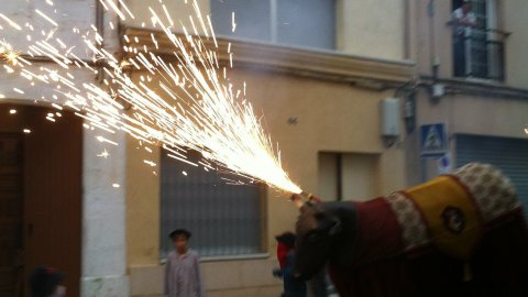 Les Santes 2014. Anem a tancar. Foto amb el mòbil. Mataró. Juliol del 2014