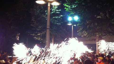 Les Santes. Mataró. Foto feta amb mòbil. Juliol de 2013