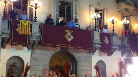 Les Santes. Mataró. Foto feta amb mòbil. Juliol de 2013