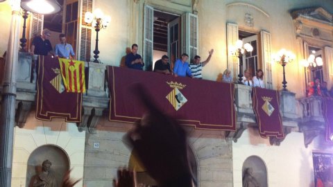 Les Santes. Mataró. Foto feta amb mòbil. Juliol de 2013