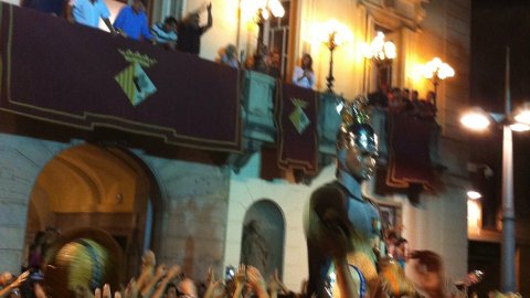 Les Santes. Mataró. Foto feta amb mòbil. Juliol de 2013