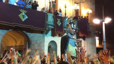 Les Santes. Mataró. Foto feta amb mòbil. Juliol de 2013