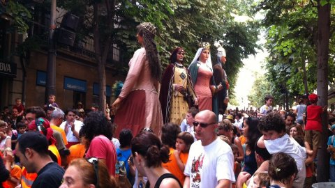 Les Santes. Mataró. Foto feta amb mòbil. Juliol de 2013