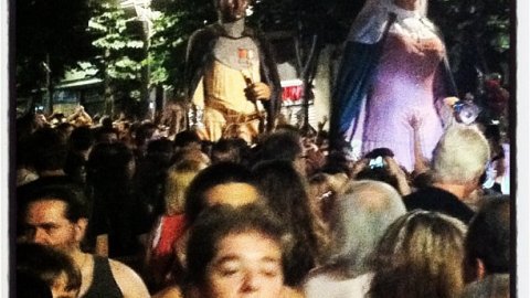 Les Santes. Mataró. Foto feta amb mòbil i penjada a Instagram. Juliol de 2012