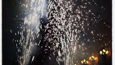 Les Santes. Mataró. Foto feta amb mòbil i penjada a Instagram. Juliol de 2012