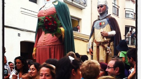 Les Santes. Mataró. Foto feta amb mòbil i penjada a Instagram. Juliol de 2012