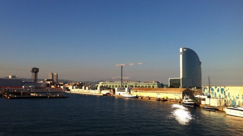 Barcelona. Foto feta amb el mòbil. Agost de 2013