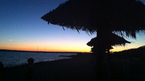 Formentera. Foto feta amb el mòbil. Agost de 2013