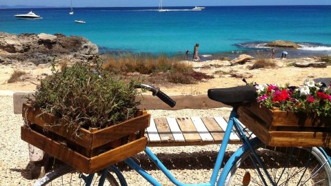 Formentera. Foto feta amb el mòbil. Agost de 2013