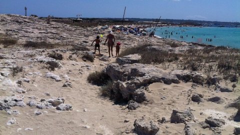 Formentera. Foto feta amb el mòbil. Agost de 2013