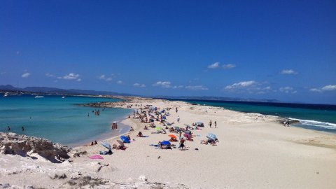 Formentera. Foto feta amb el mòbil. Agost de 2013