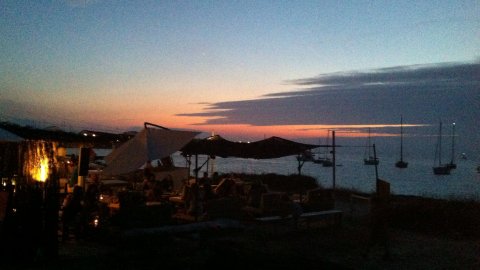 Formentera. Foto feta amb el mòbil. Agost de 2013
