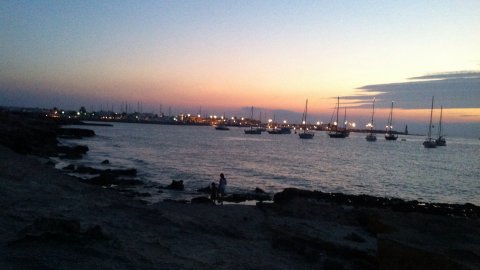 Formentera. Foto feta amb el mòbil. Agost de 2013