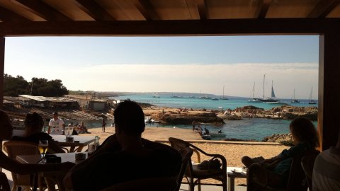 Formentera. Foto feta amb el mòbil. Agost de 2013