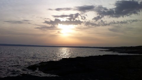 Formentera. Foto feta amb el mòbil. Agost de 2013