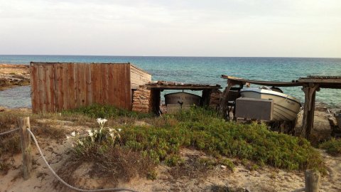 Formentera. Foto feta amb el mòbil. Agost de 2013